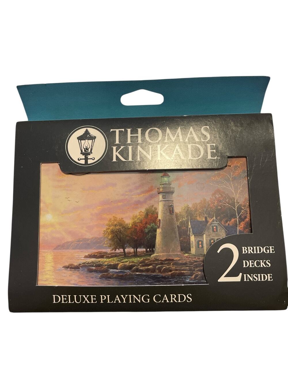 Thomas Kinkade Deluxe Playing Cards 2 Bridge Decks NEW